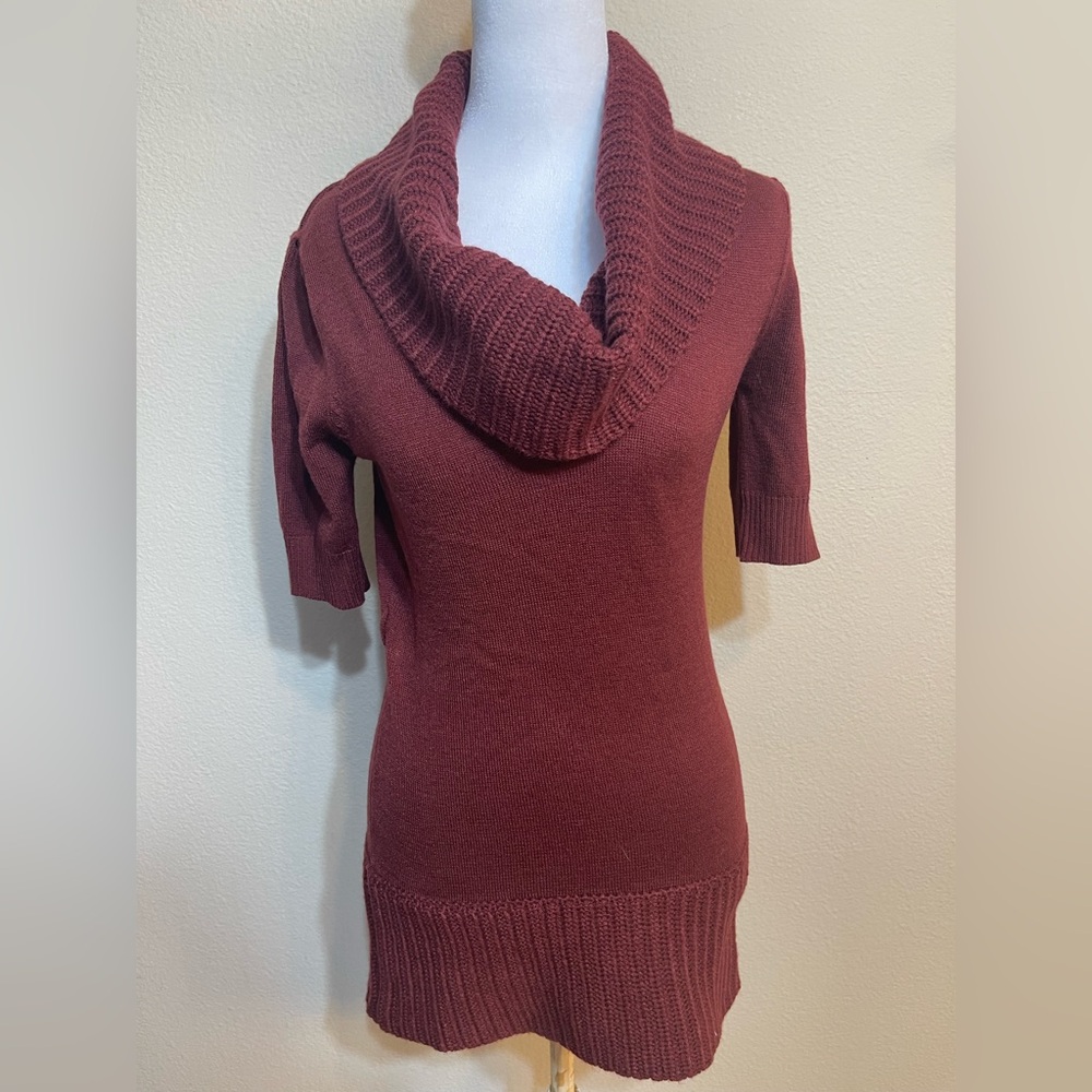 Derek Heart Women's Cowl Neck Sweater Dress medium